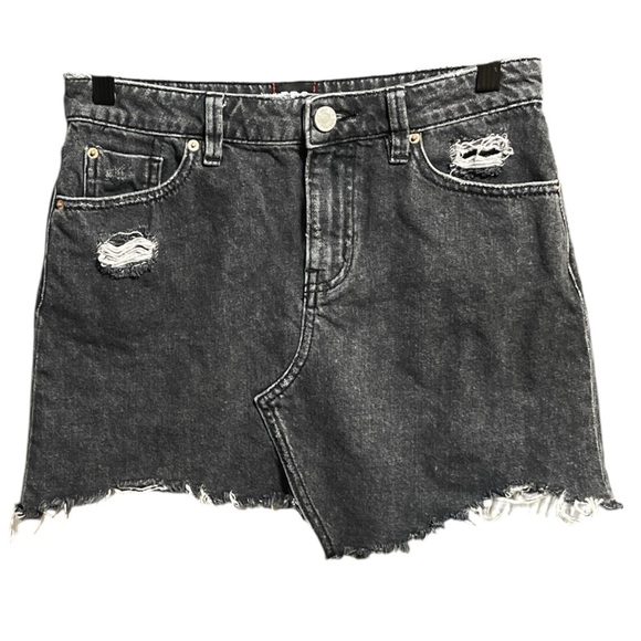 BDG Dresses & Skirts - BDG Urban Outfitters Black Distressed Denim Mini Skirt.